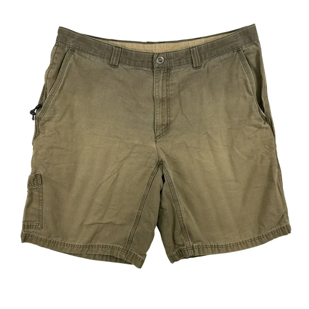 Columbia Cargo Shorts Mens 40 Big & Tall Flat Front Outdoor Travel Workwear